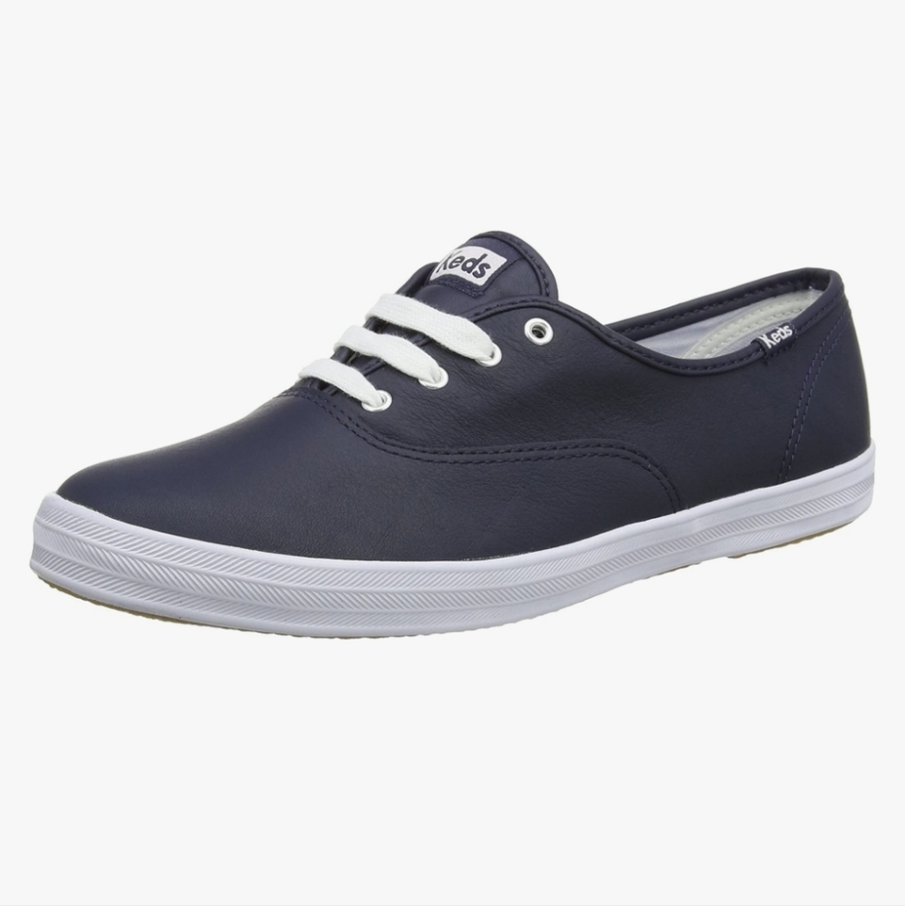Keds Champion Leather Lace Up Sneakers, Size 7.5 women